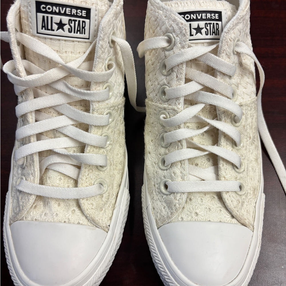 Converse All Star Off-White Textured High-Tops